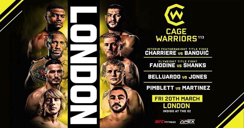 Znalezione obrazy dla zapytania: fabinski cage warriors