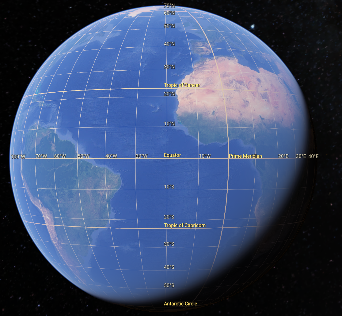 Earth Is Back On The Grid Lines Gridlines Are The Lines On A Map That By Google Earth Google Earth And Earth Engine Medium