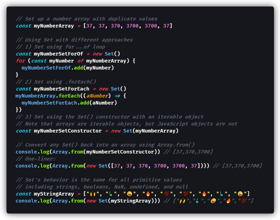 How To Use Set In Javascript Es6 To Find Unique Items By Dr Derek Austin Coding At Dawn Medium