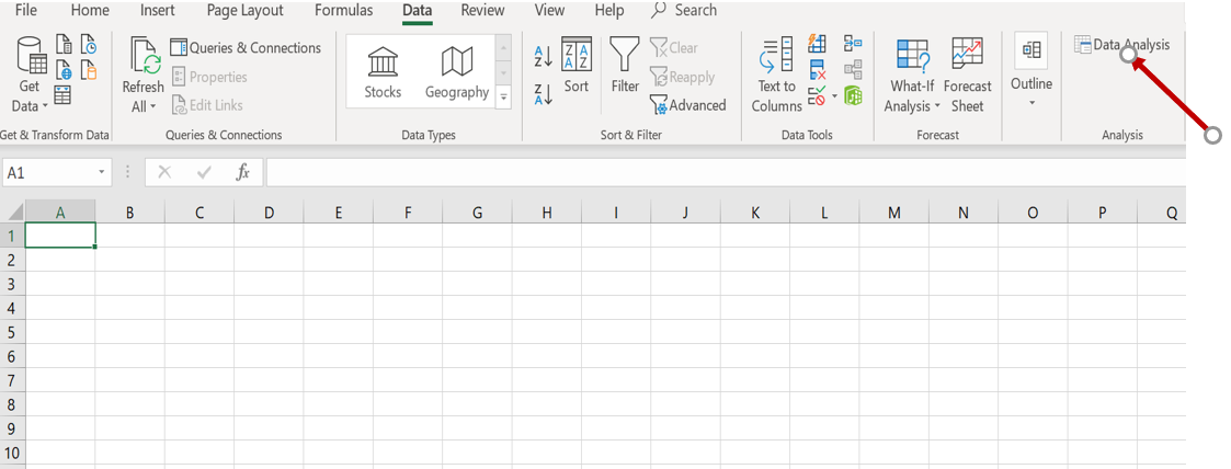 add data analysis pack excel