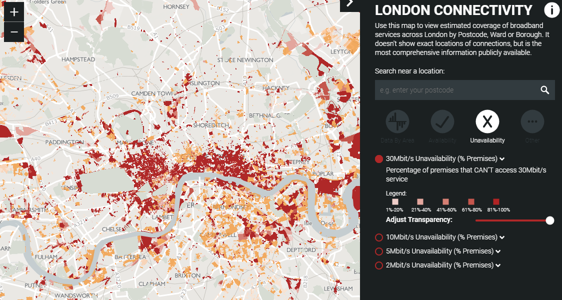 A Digital Connectivity Map for London, but government needs to address
