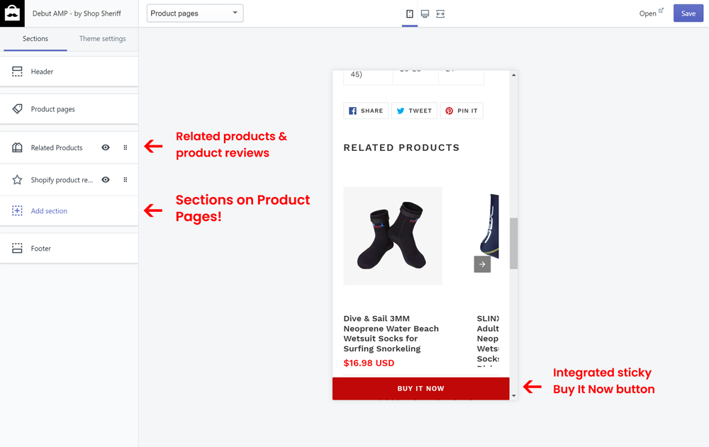 AMP + PWA for Shopify Ultimate mobile first apps Shop Sheriff