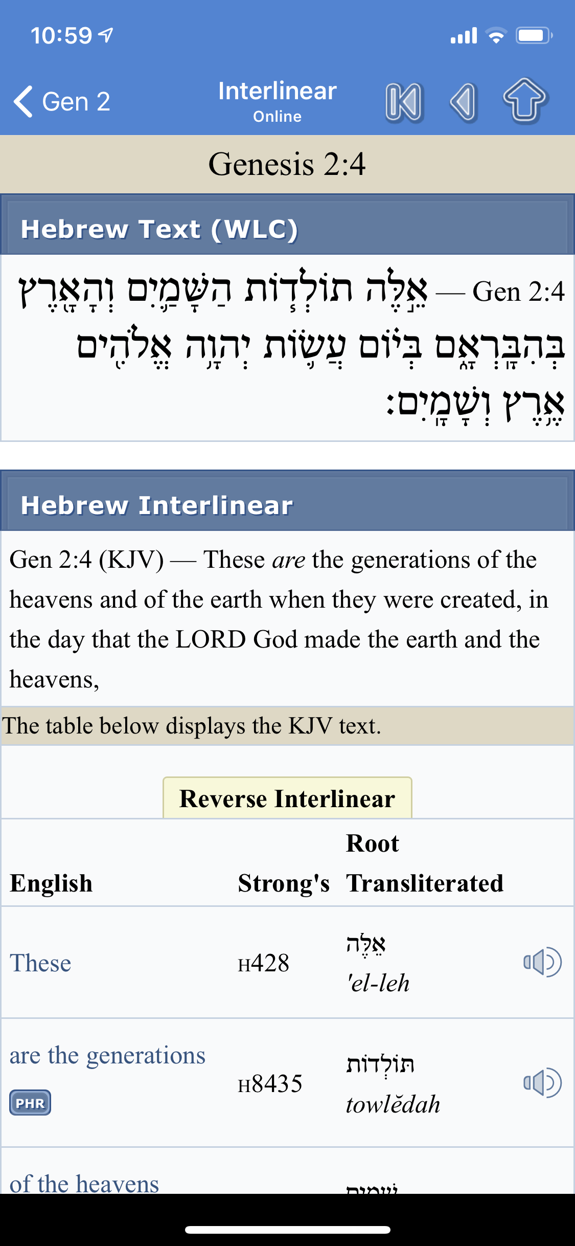 blue letter bible app concordance