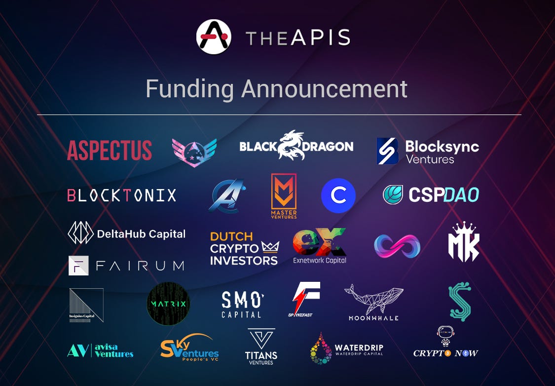 The APIS Closes Private Round With 27 Crypto Funds | by THE APIS | THE ...