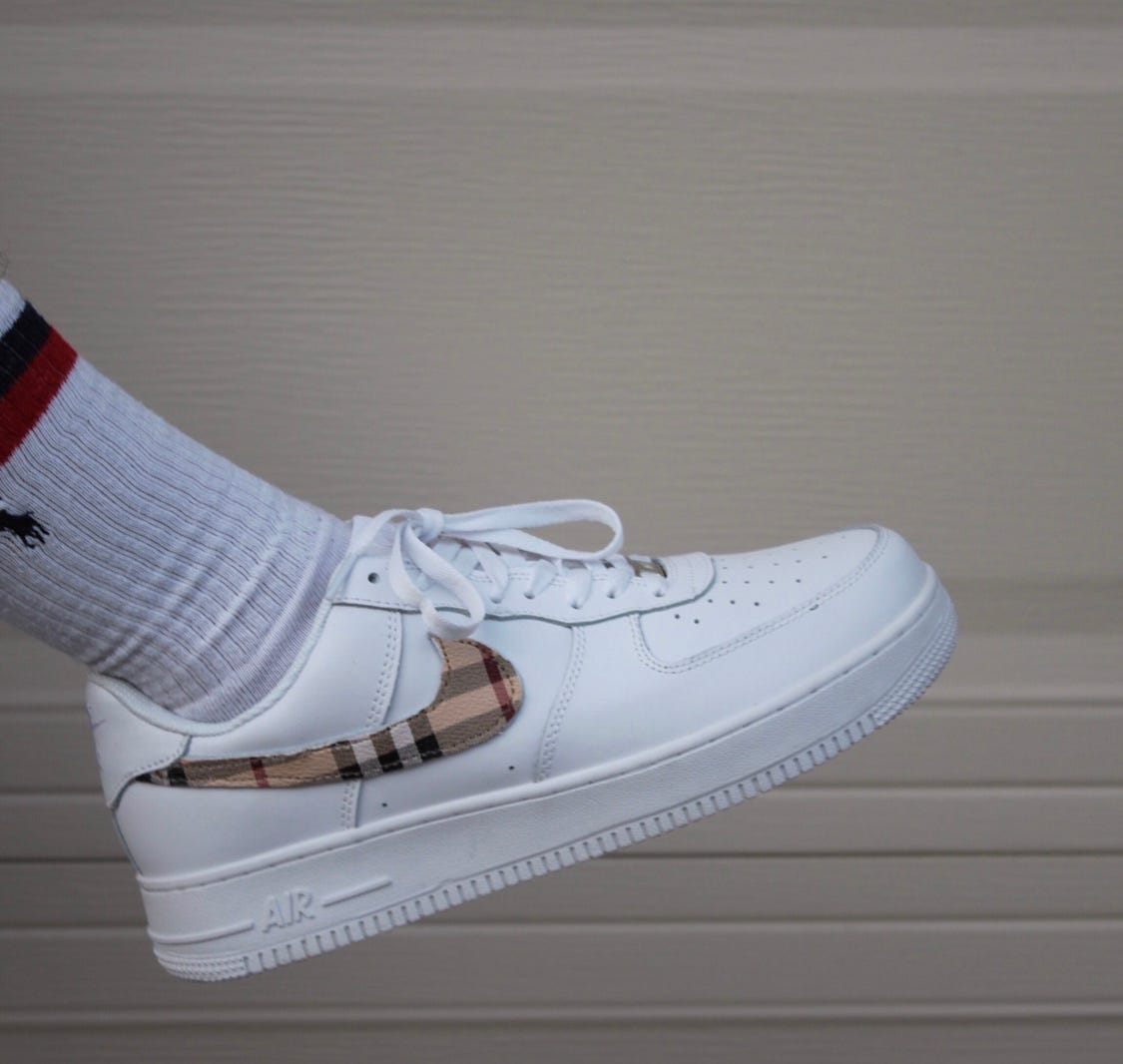 nike air force 1 x burberry