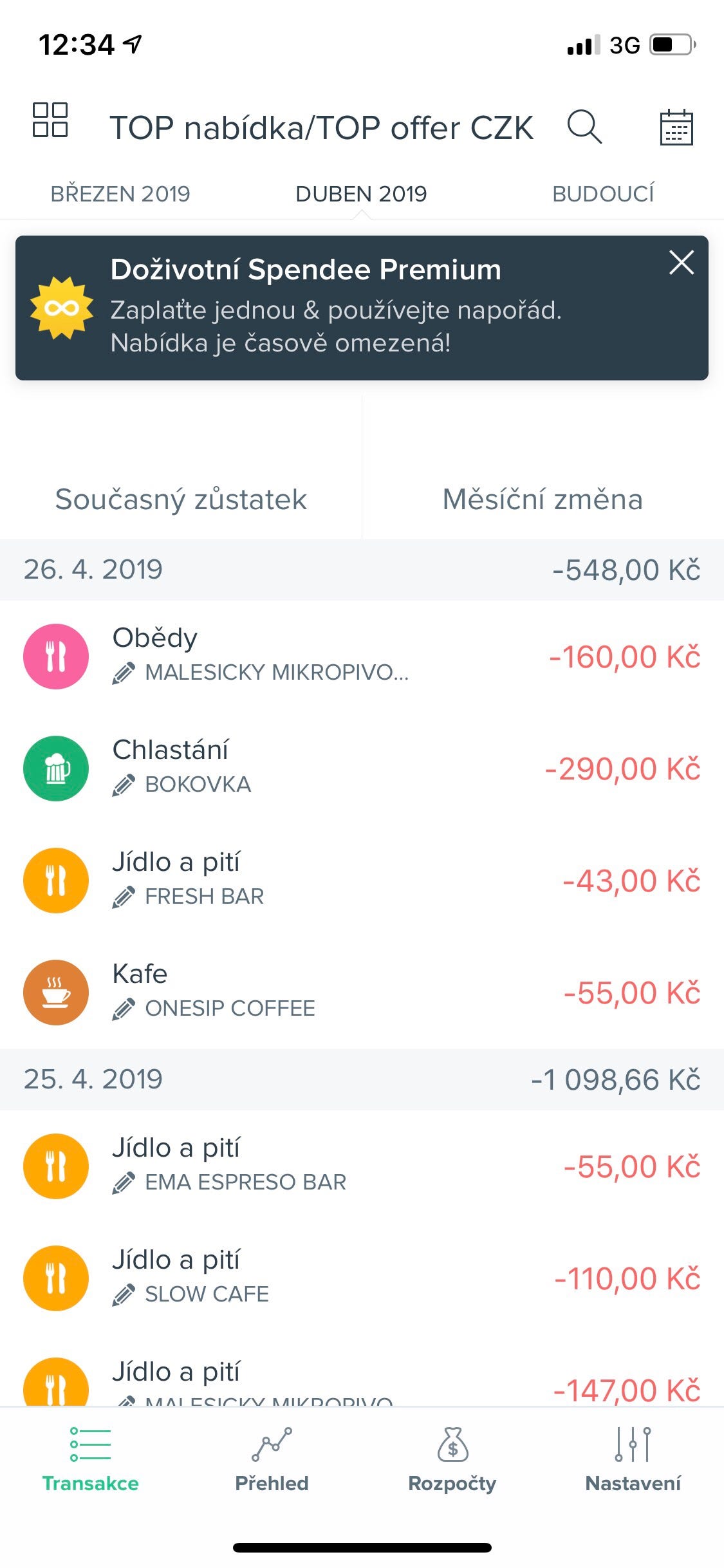 prostě připojte nový účet