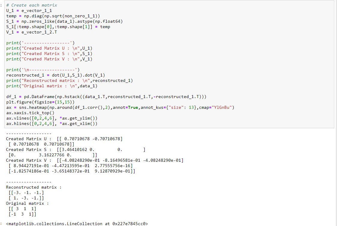 lu decomposition python