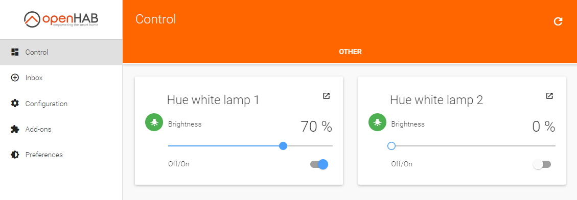 google home hub openhab