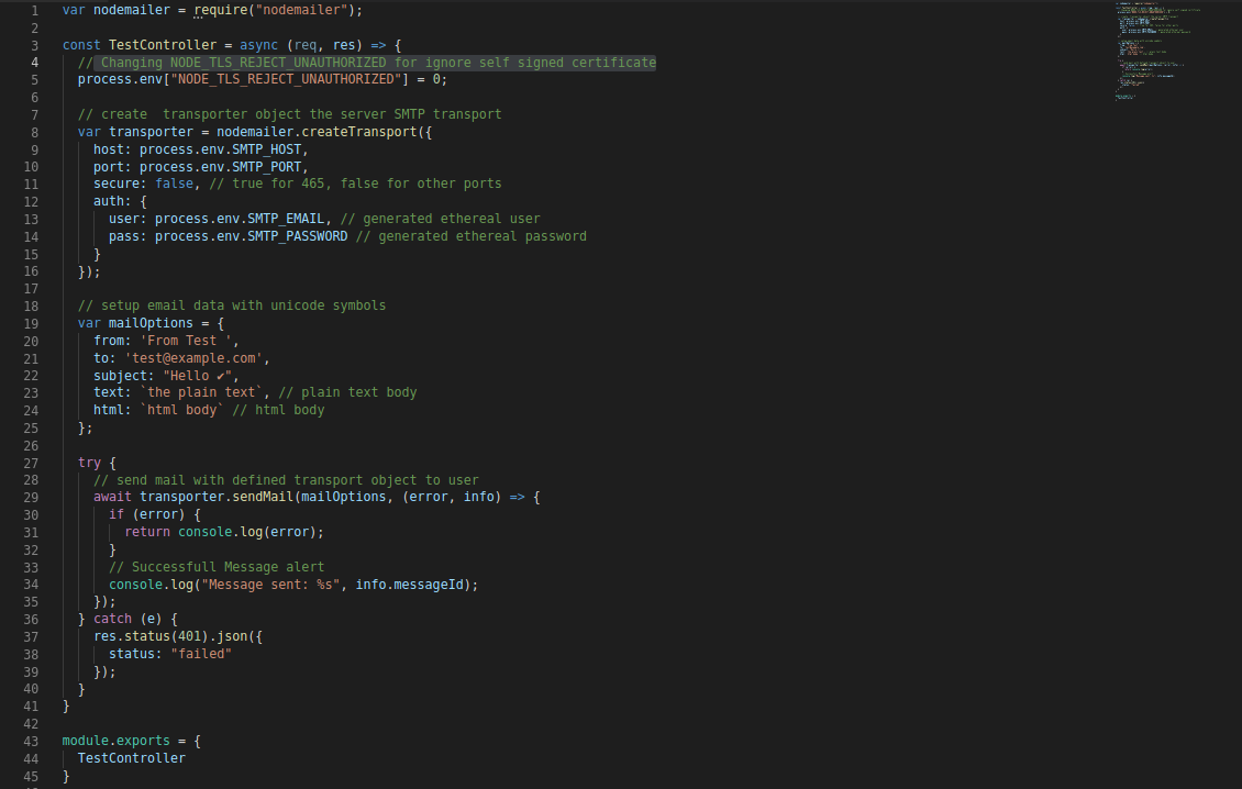 Nodemailer | Mailgun | Mailjet Integration with nodejs web application ...