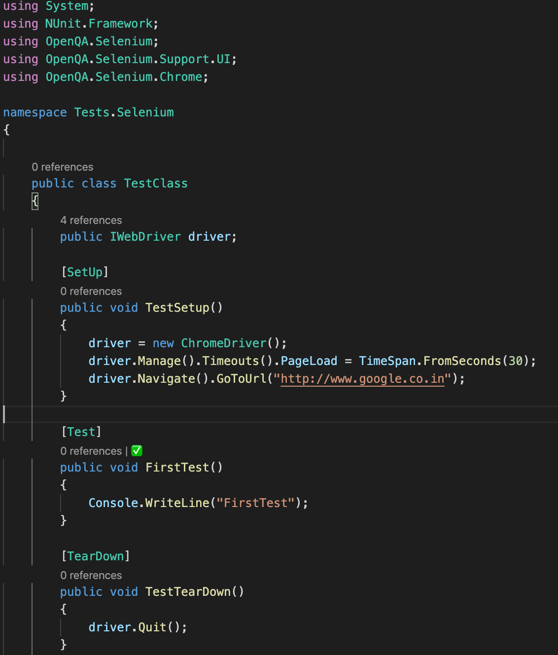core Selenium + NUnit + Visual Studio Code by Tanveer K Medium