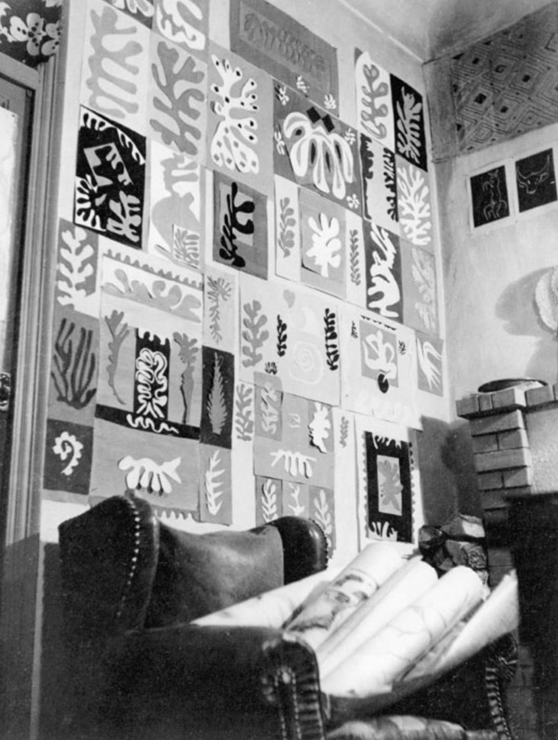 Matisse Drawing with Scissors. The artist’s famous cutouts at the