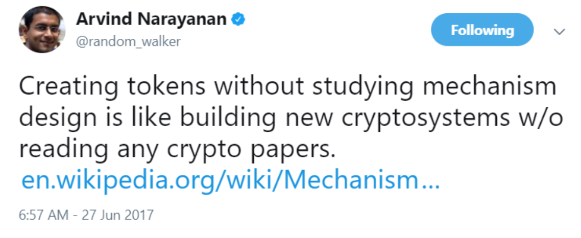 A Crash Course In Mechanism Design For Cryptoeconomic Applications By Blockchannel Blockchannel Medium
