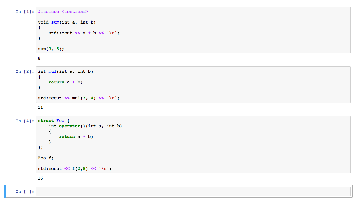 Jupyter Notebook for C++ Scripting | by Rodrigo P. | Medium