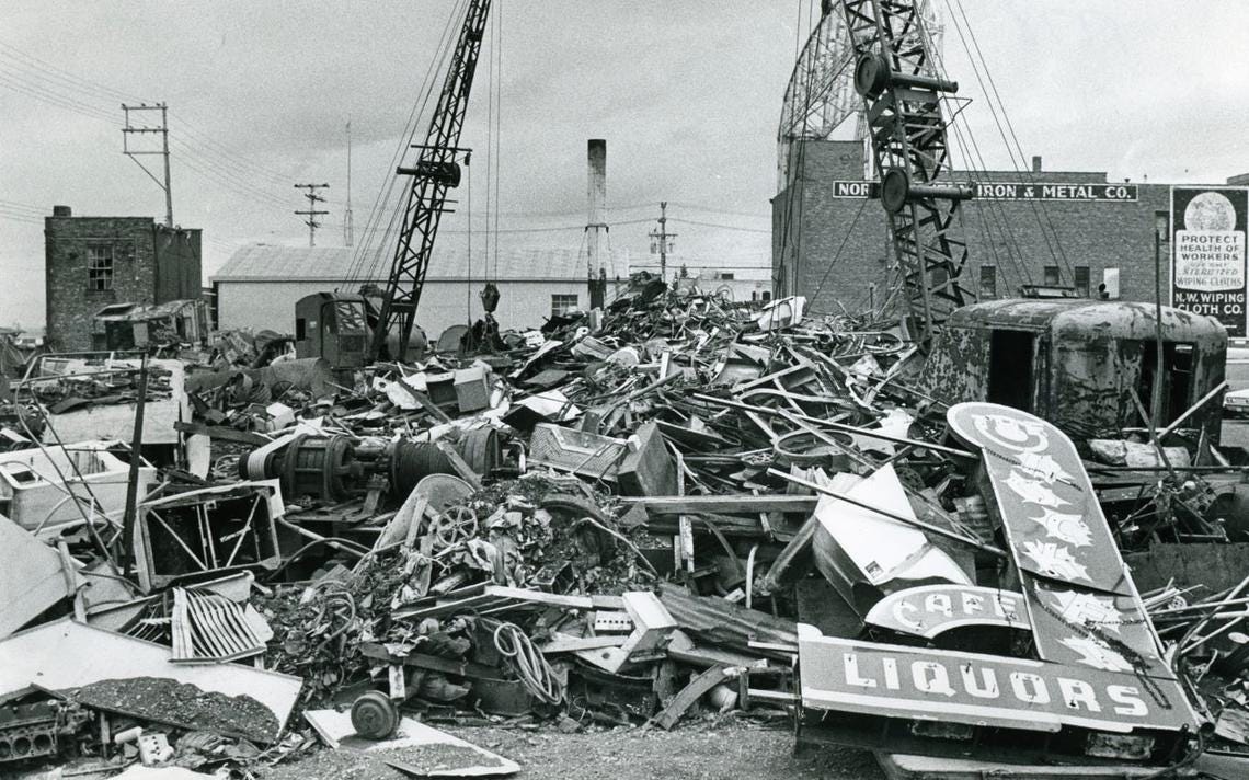 Canal Park and Duluth during the economic hardship of the early 1980s