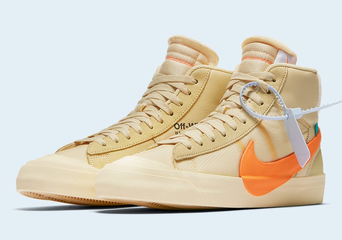 nike trail blazers off white