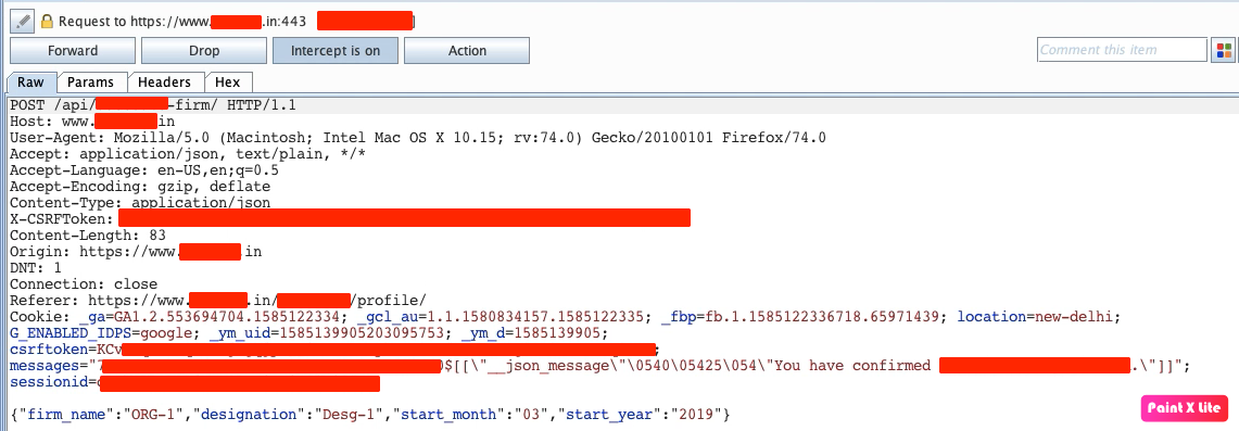 【20200510】IDOR on API endpoints. - 图4