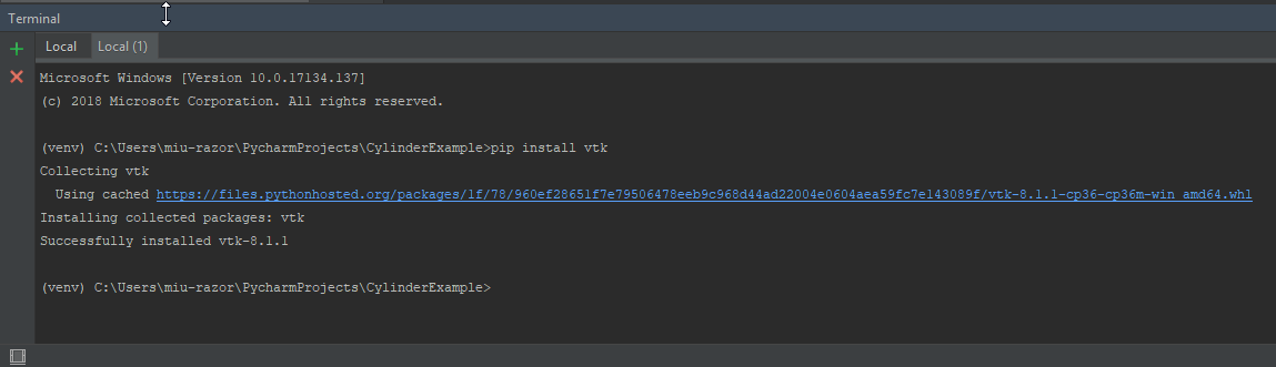 Day048 — VTK in python. Here is the procedure I took to set up… | by ...