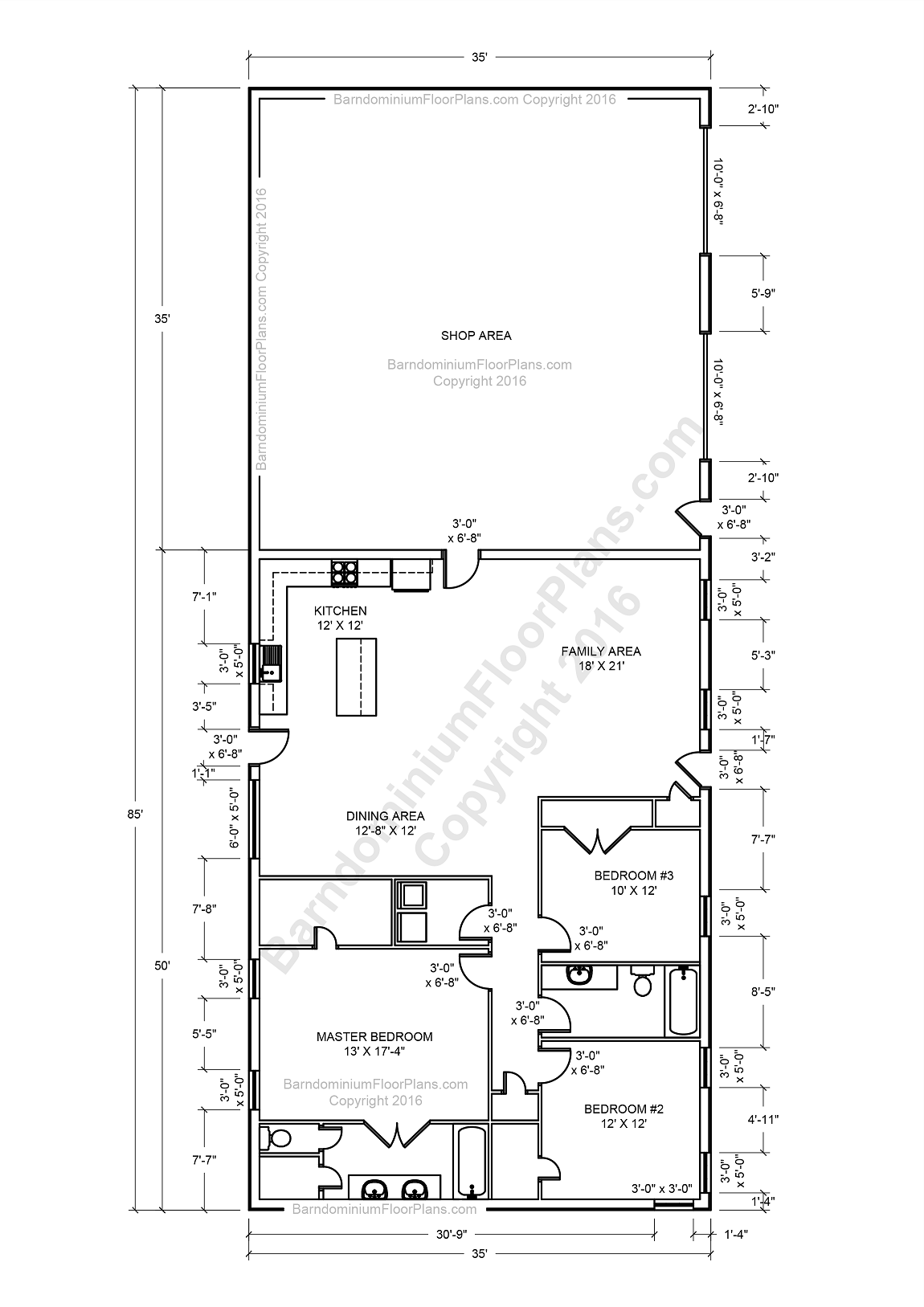 40x60 Pole Barn House Plans 40x60 Pole Barn House Plans 