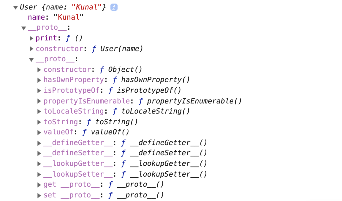 JavaScript Classes, Inheritance, and Prototype Chaining