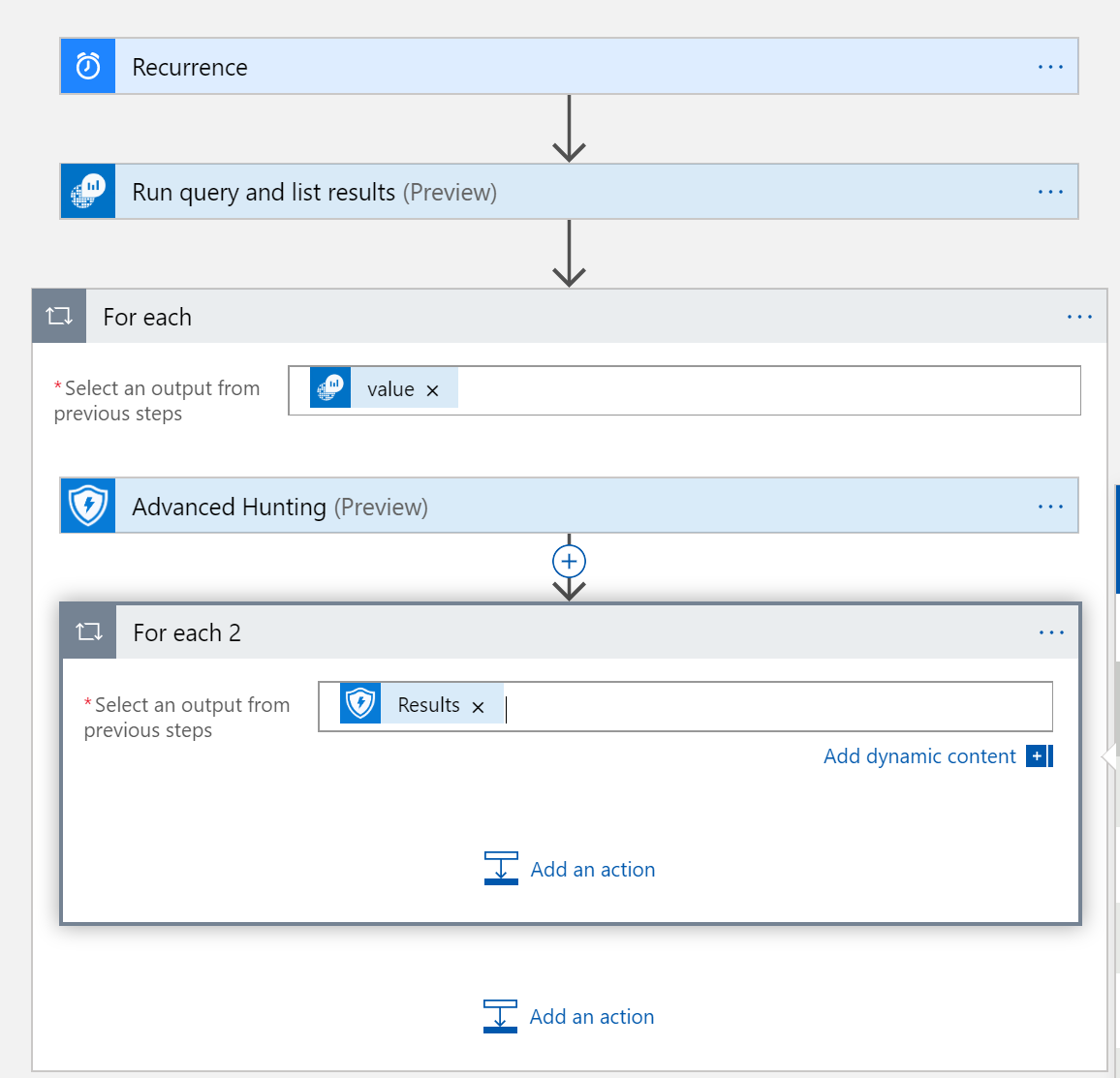 Azure Sentinel — Microsoft Defender ATP Automatic Advanced Hunting