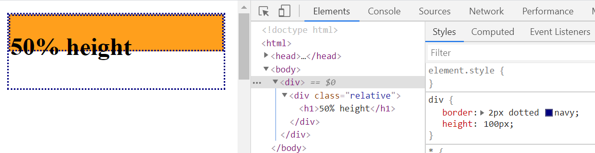 Why Is Height Not Working Fink IT Medium