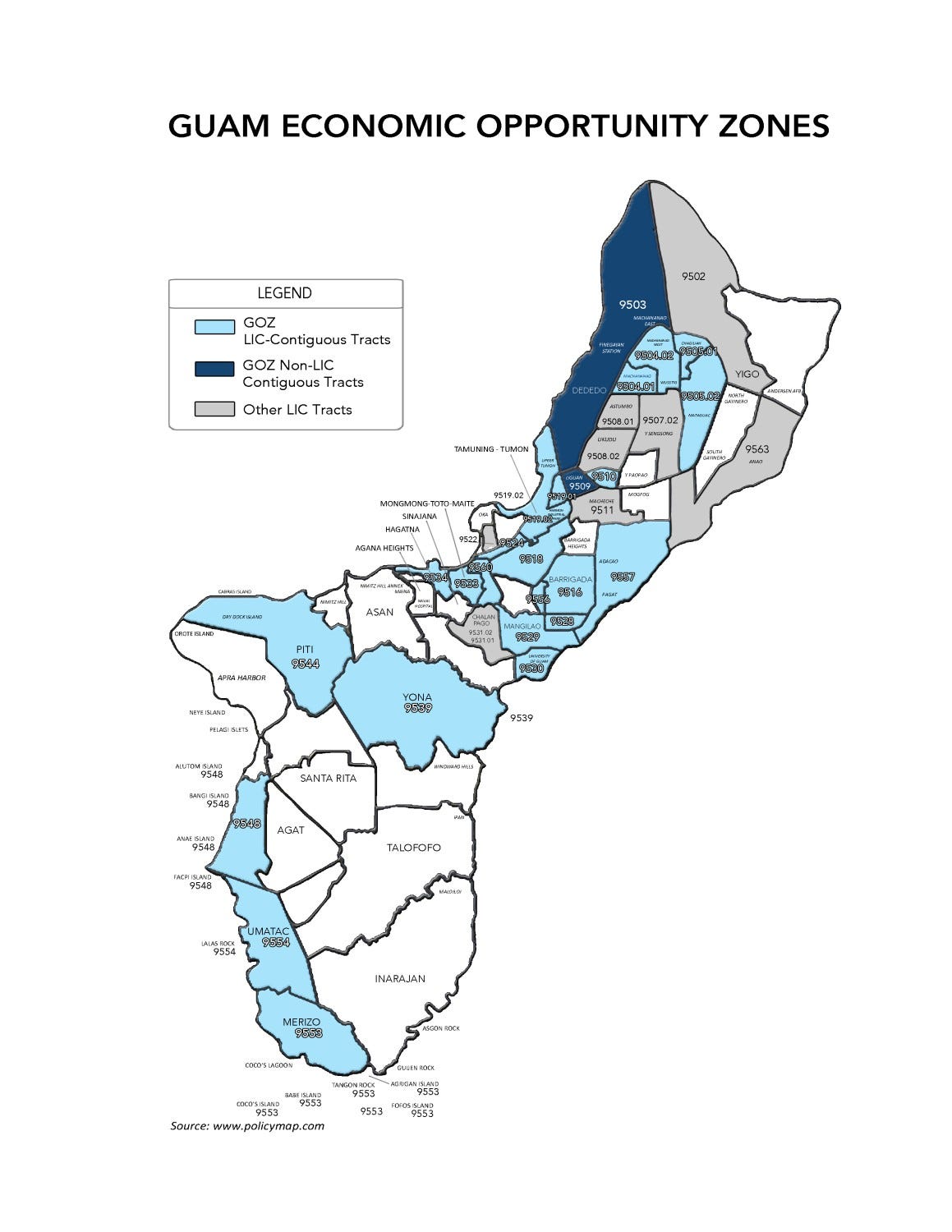 Opportunity Zones and Guam — Pt. 1 How They are Selected and Used by