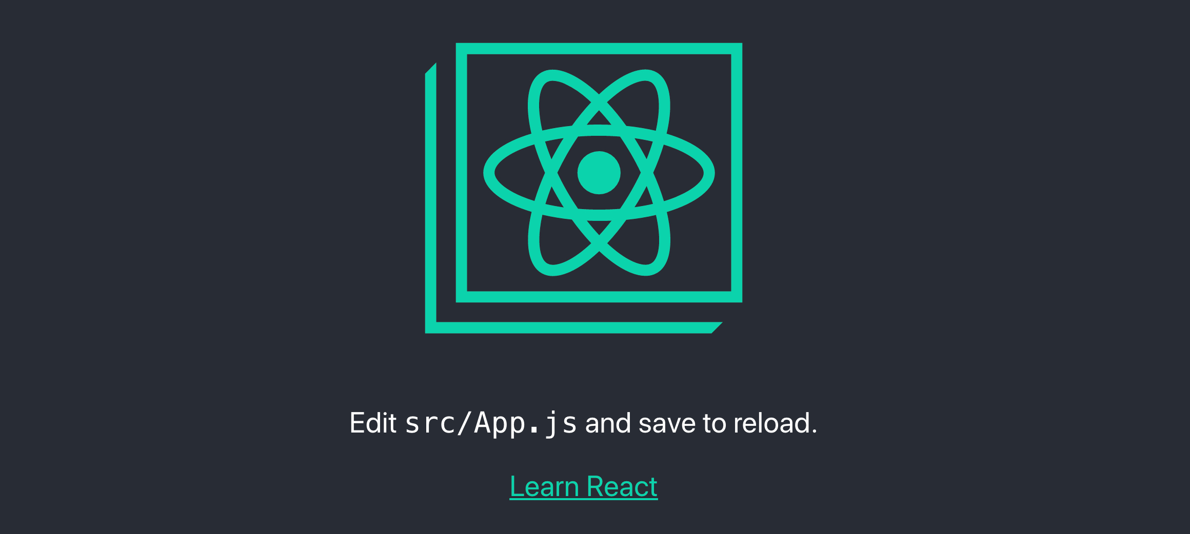 Default UI right after create-react-app Default UI right after create-react-app