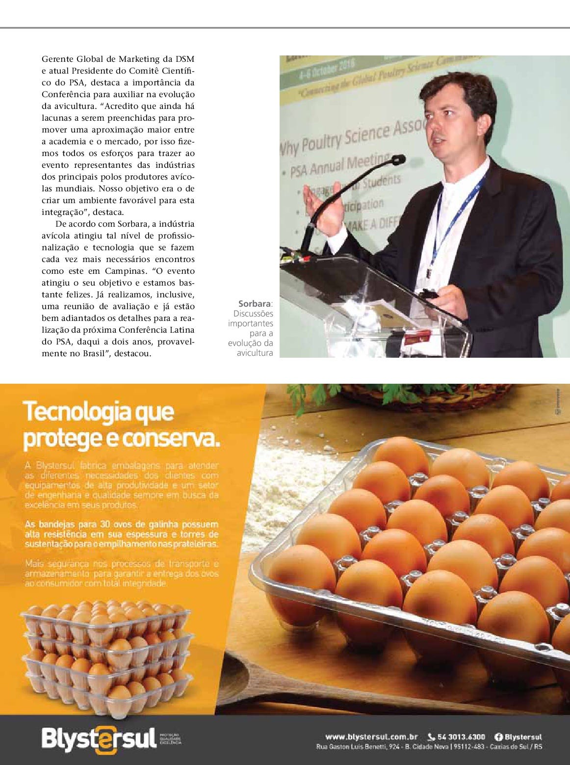 Poultry Science Conference. Clipping de Mídia > Assessoria de… by