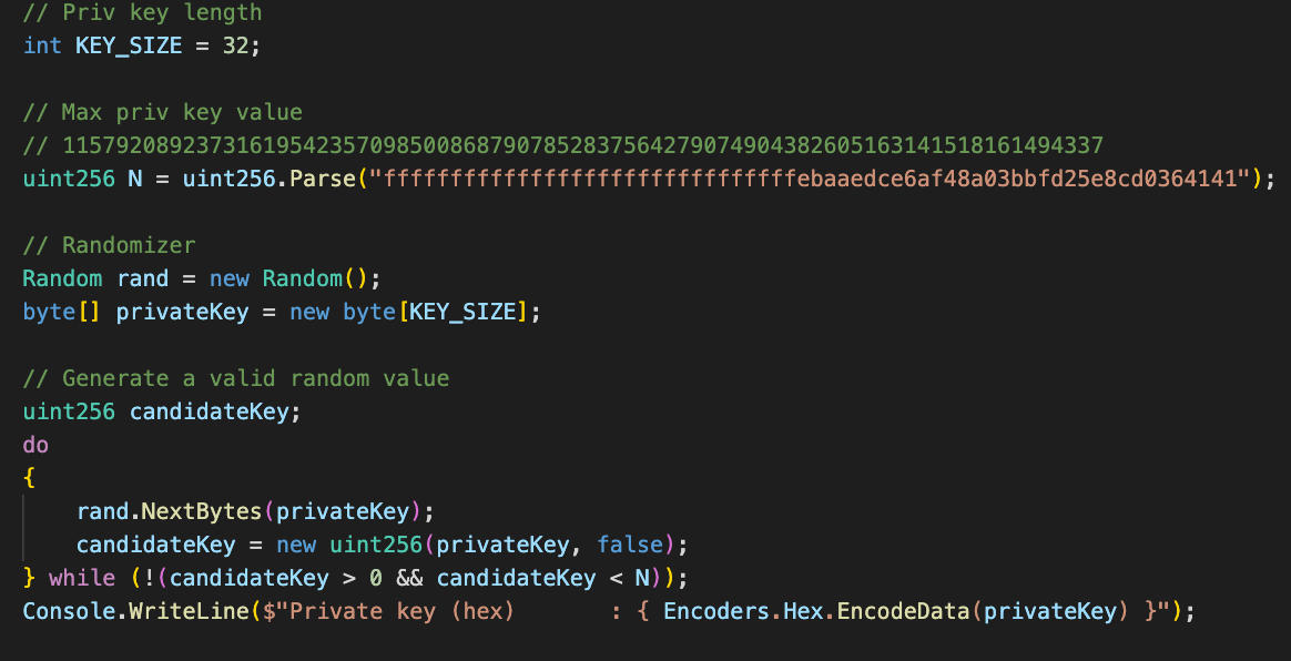 Bitcoin Private Key False