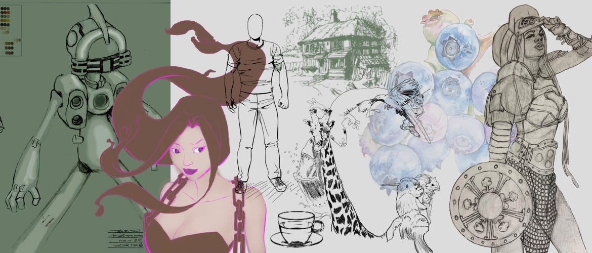 Simple I Never Worried About My Drawing Nice Or Ugly Sketch for Beginner