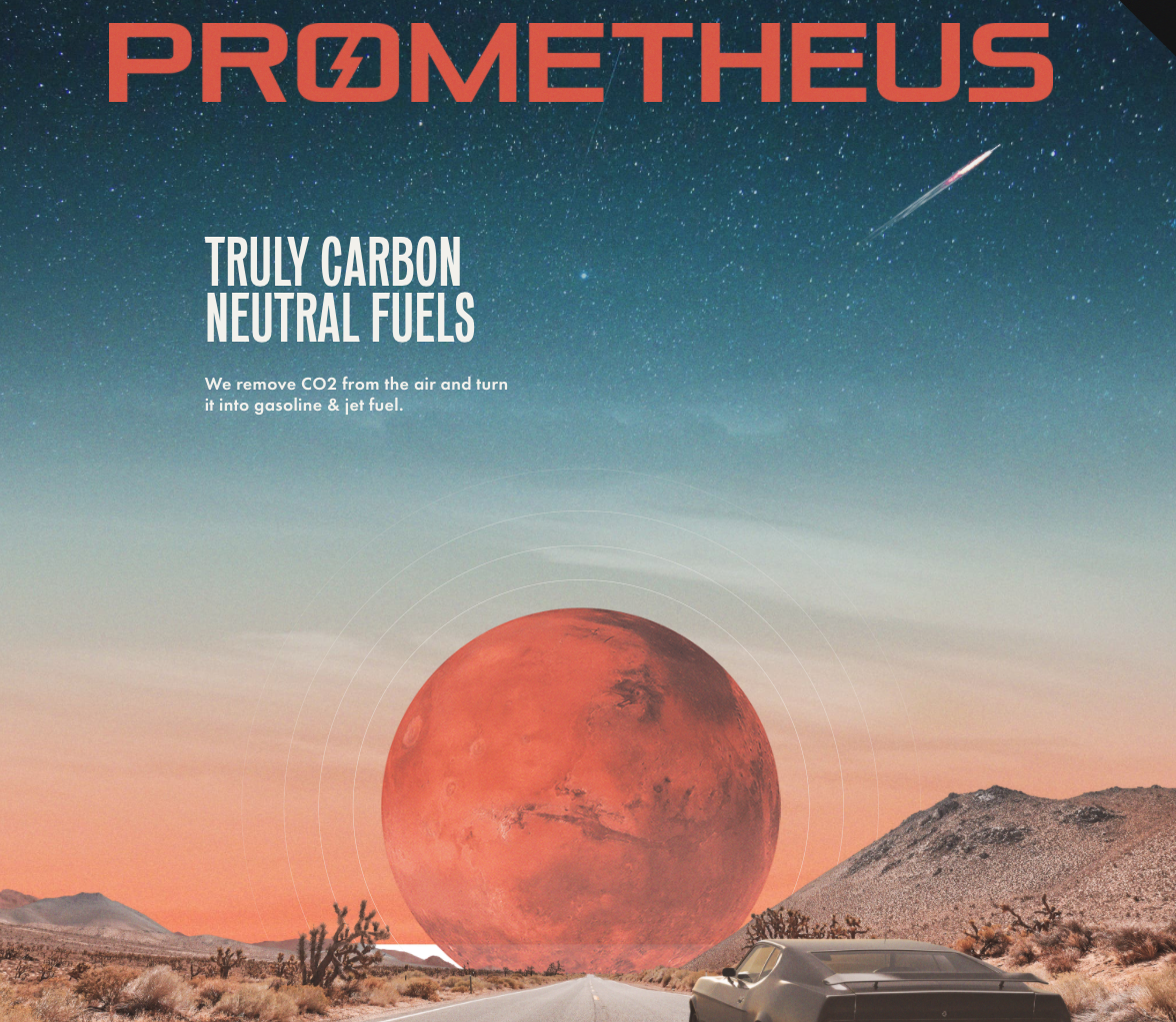Gasoline out of Thin Air Our Investment In Prometheus Fuels by Greg Smithies Medium