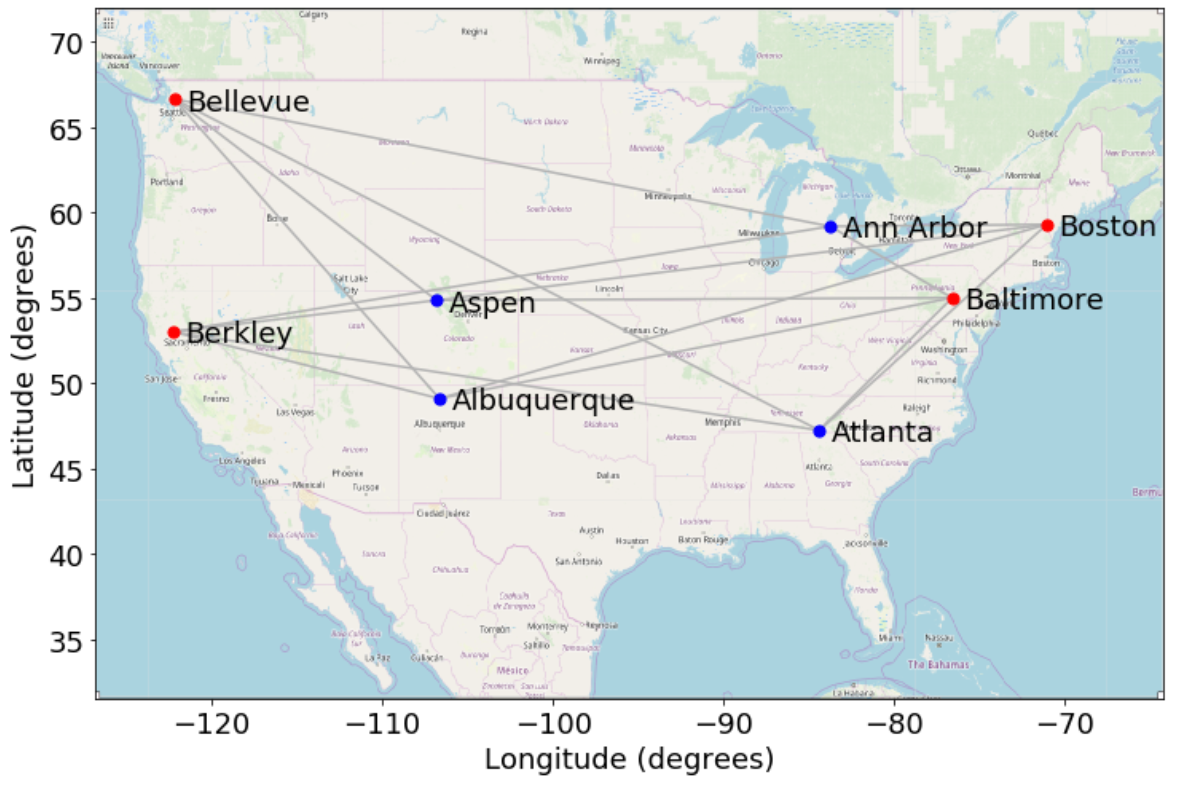 Distance Between Map Coordinates Finding The Distance Between Two Lists Of Geographic Coordinates | By Dana  Lindquist | Medium