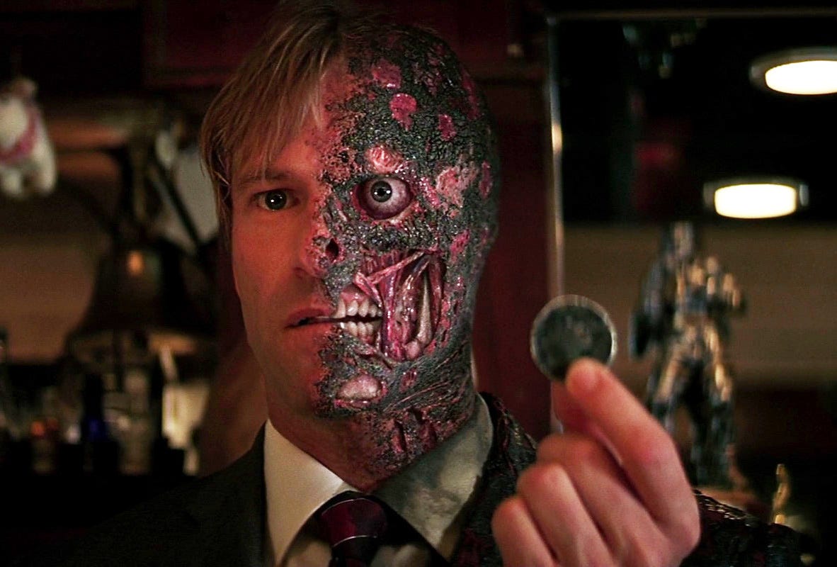 Comic Book Lessons In Analytics Two Face By Greg Anderson
