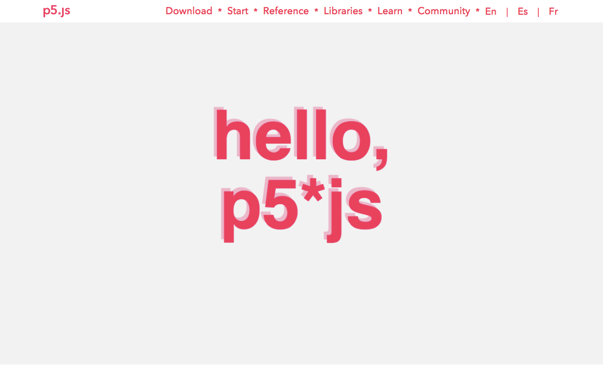Hello P5.js