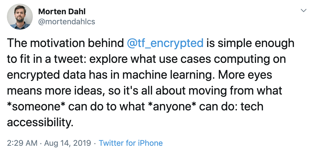 encrypted deep learning