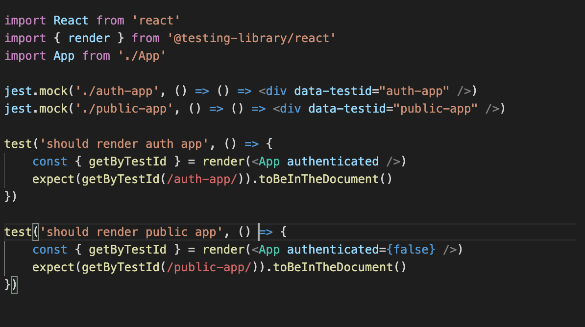 Using React Testing Library to test if component contains an instance