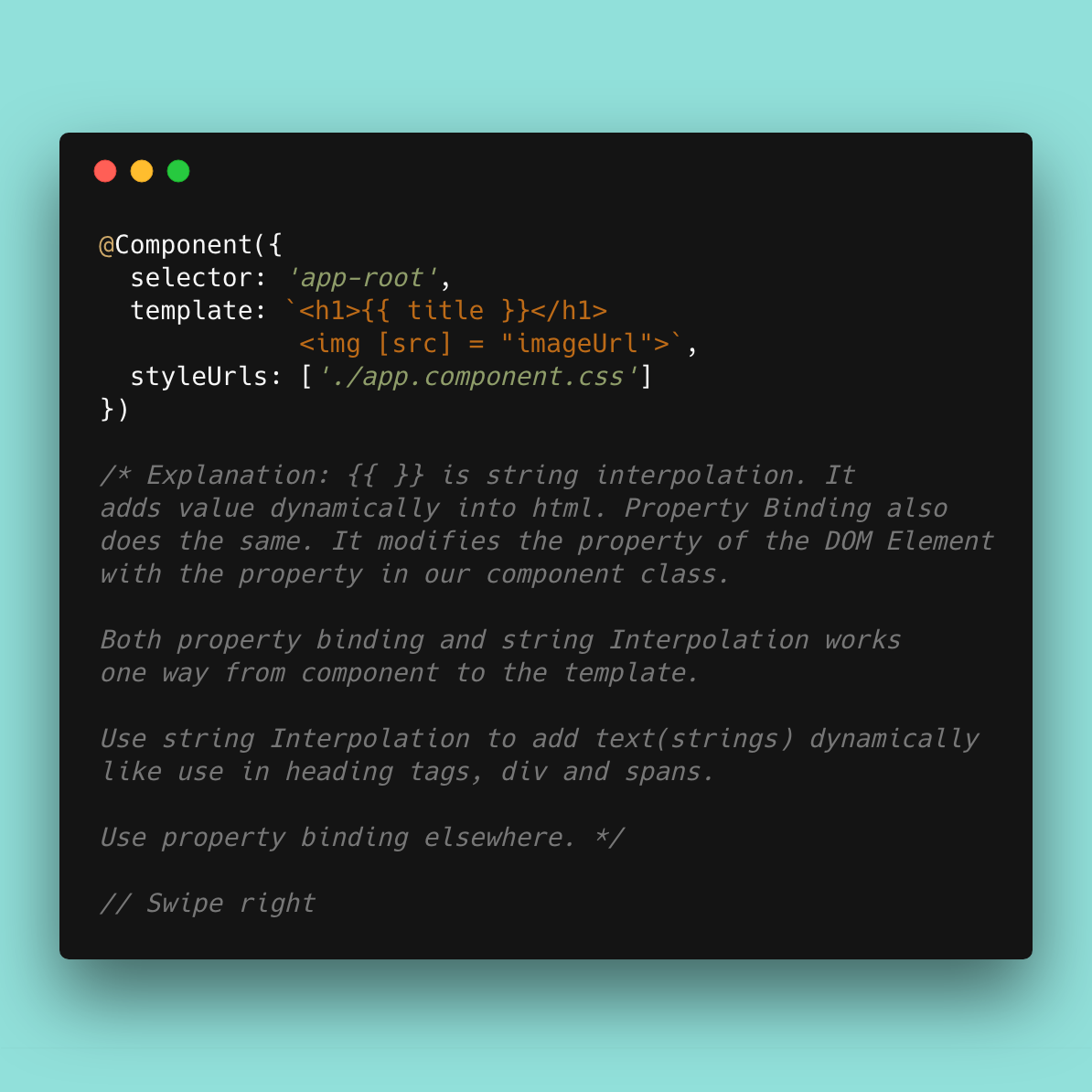 Property Binding In Angular by Ashu.js Medium