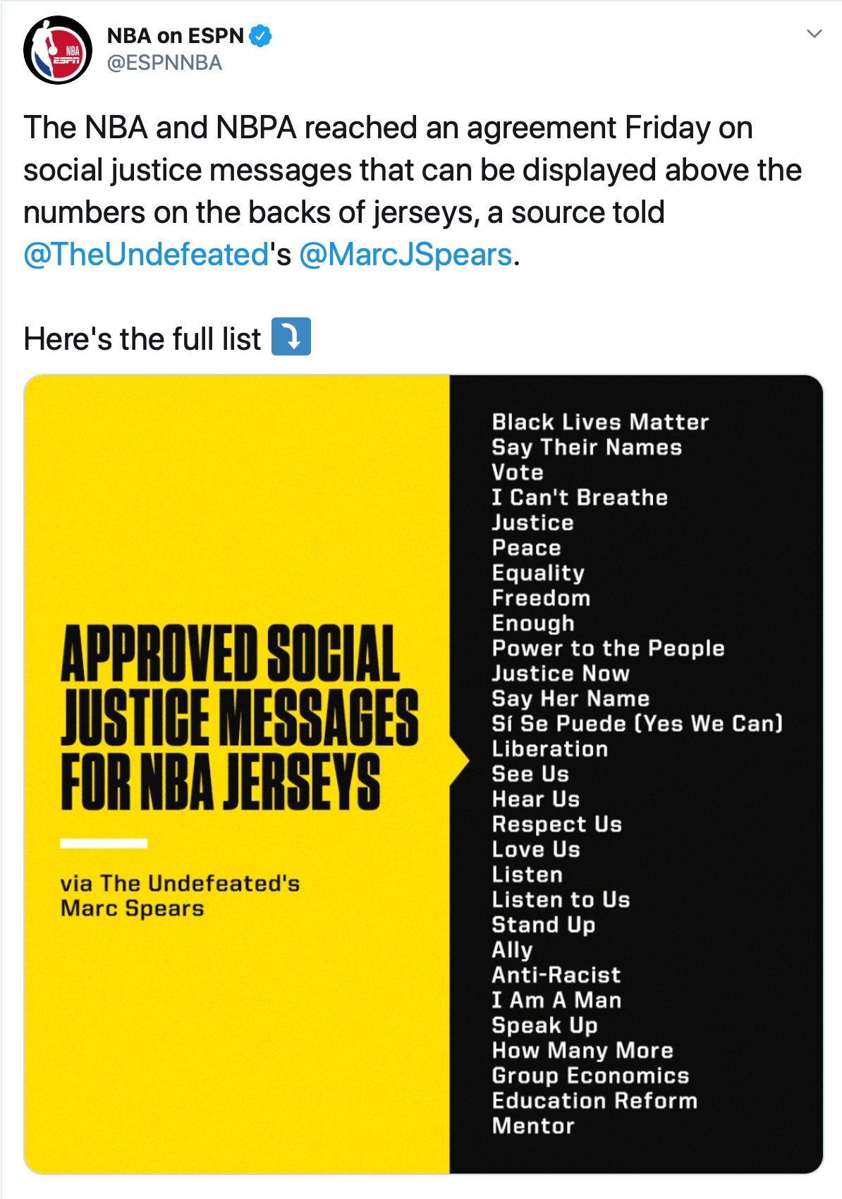 nba jerseys with social justice messages