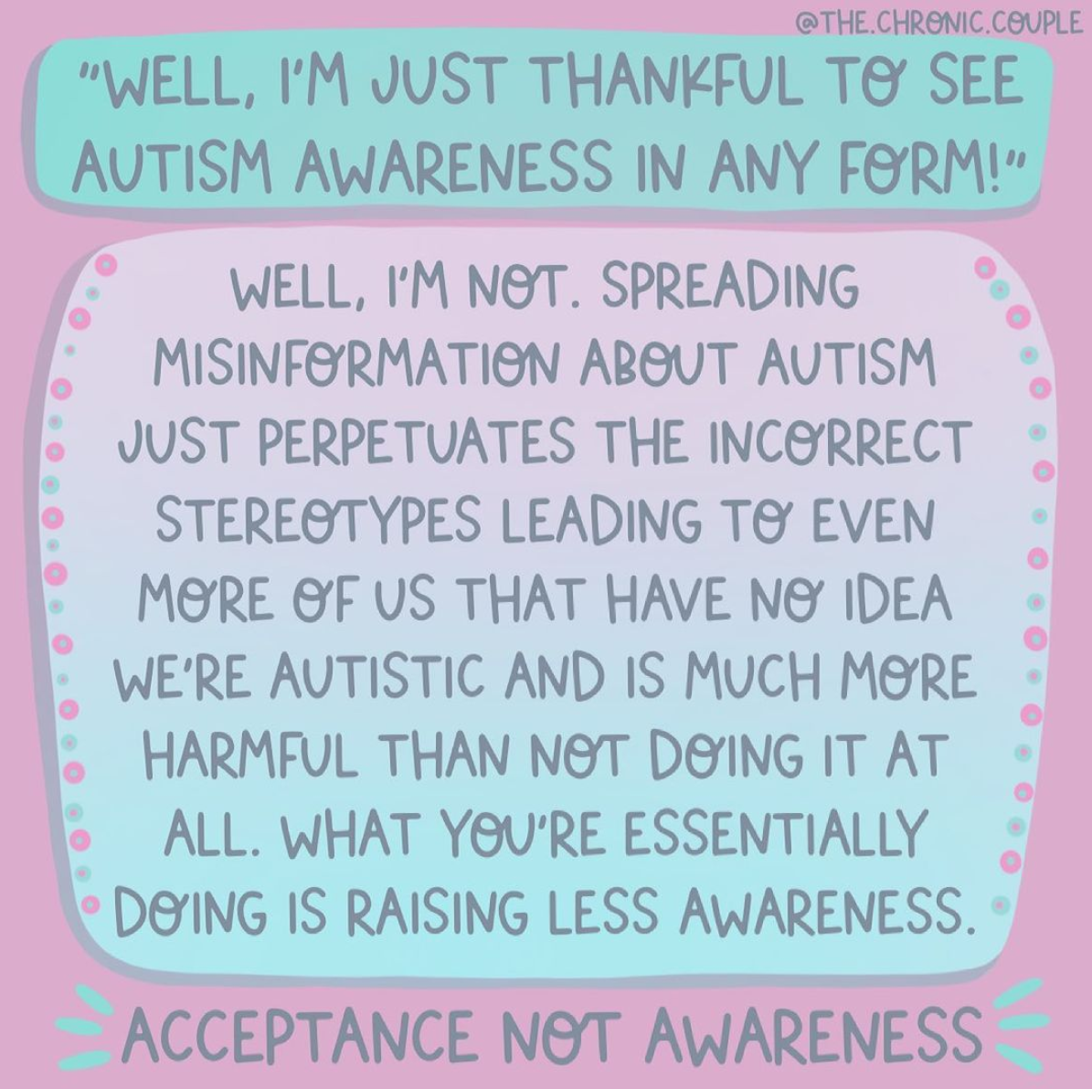 This World Autism Awareness Day, Give Us Acceptance Instead | by Meg ...