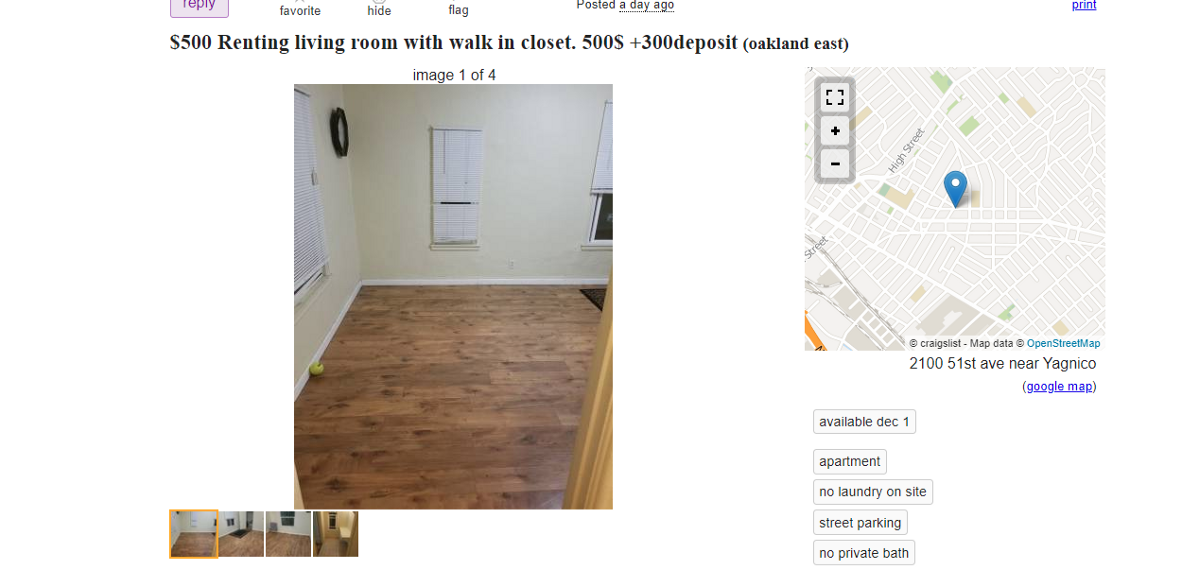 The Sketchiest Bay Area Apartments You Can Rent In December