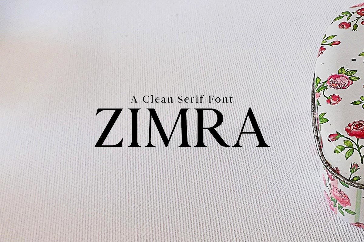 Download Free Zimra Serif Font Free Zimra Serif Font Is From Our Set By Inspiring Usama Medium SVG Cut Files