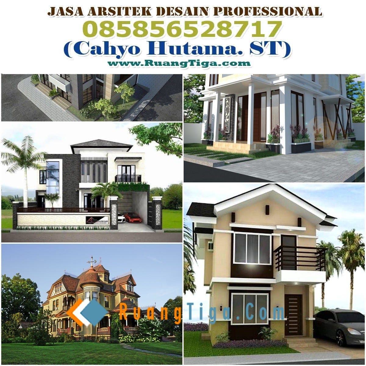 085856528717 Jasa Desain Rumah Minimalis Modern 2 Lantai Jual