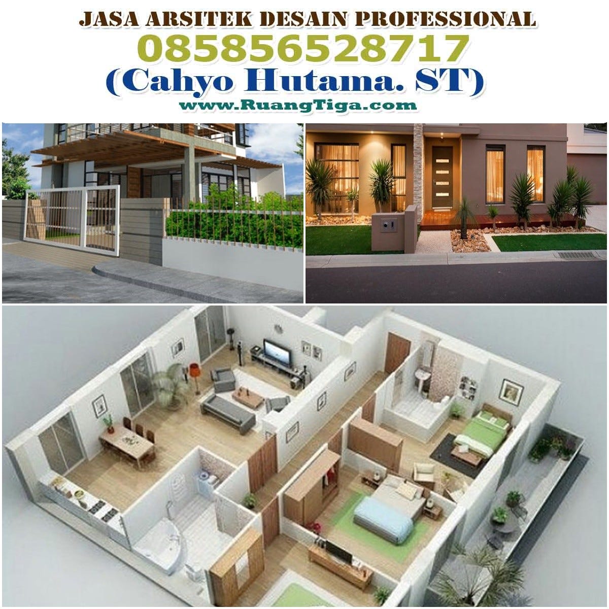 085856528717 Jasa Desain Rumah Arsitek Kota Bandar Lampung