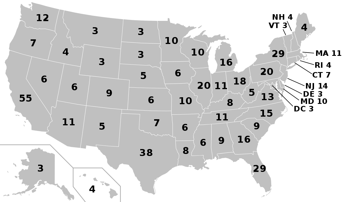 Understanding small-state bias in the Electoral College | by Eric