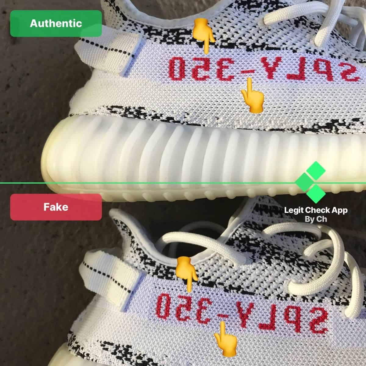 authentic yeezy zebra