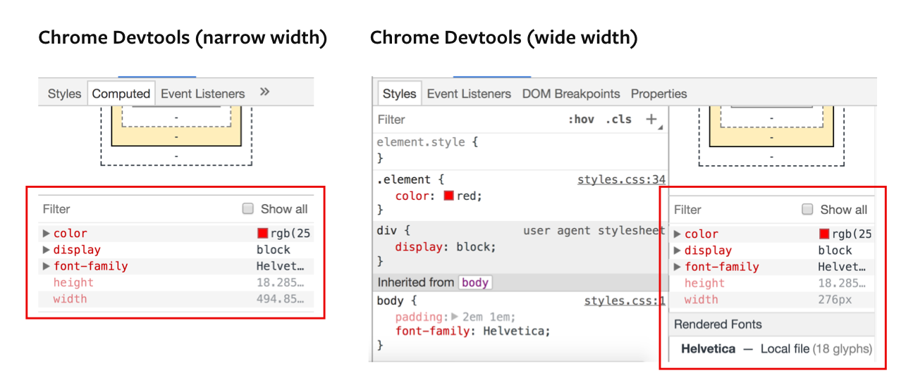 Get div. Размеры элементов в devtools. Chrome devtools. Padding код. Devtools браузера.