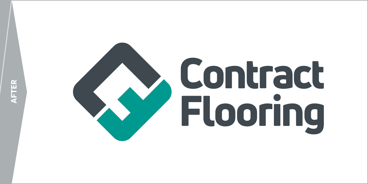 A Fresh Cut For Contract Flooring S Logo Design Mark Hart Medium