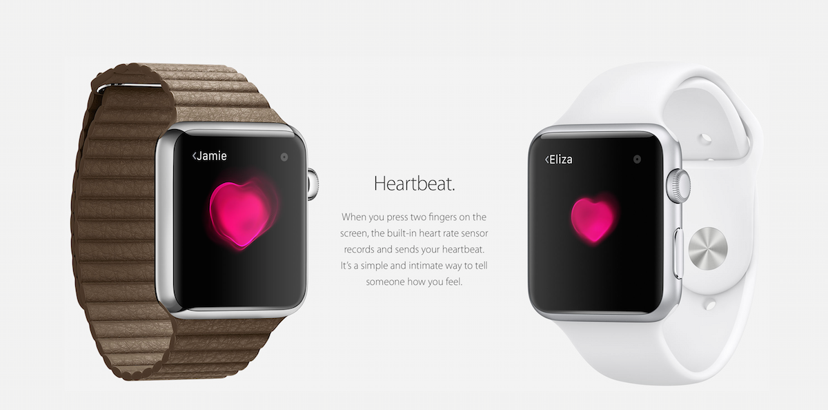 apple watch share heartbeat