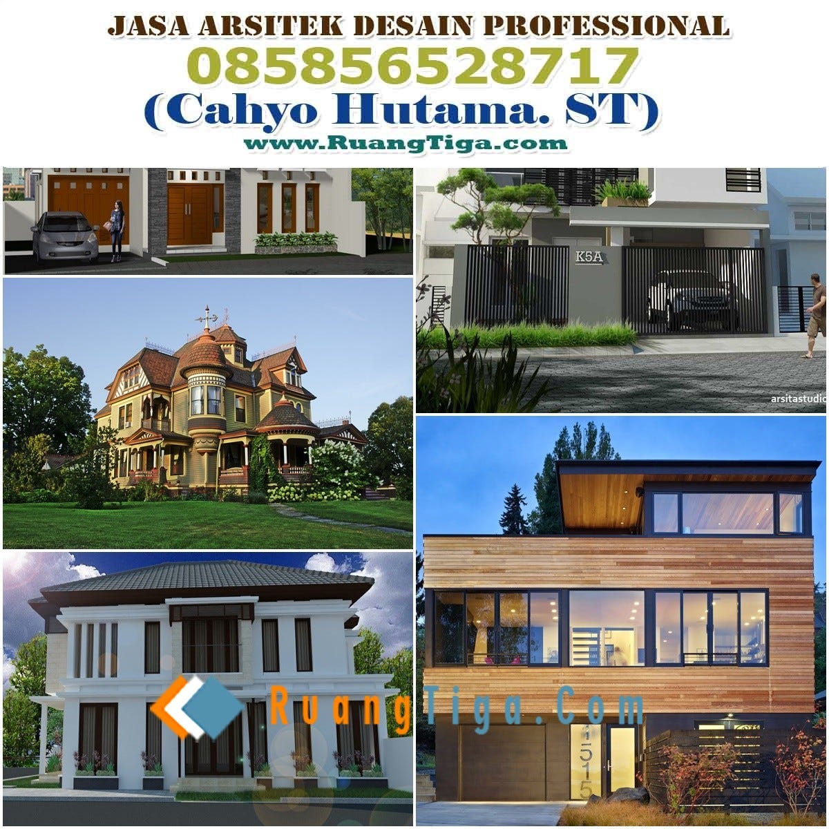 085856528717 Jasa Desain Rumah Minimalis Modern 2 Lantai Jual