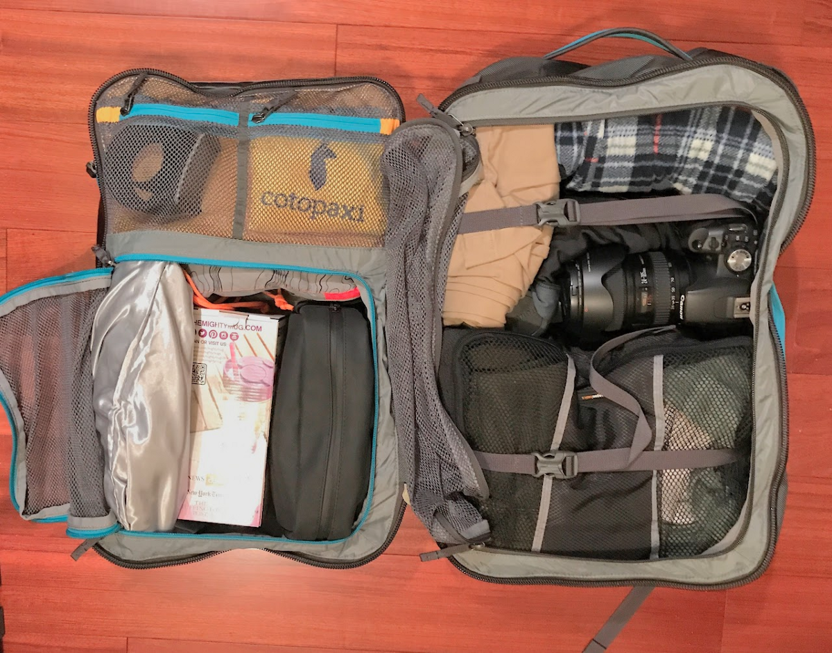 suitcase style backpack